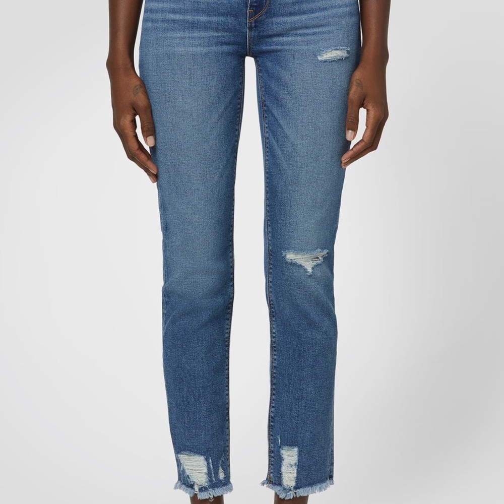 NWT! Hudson Denim Nico Mid-Rise Straight Crop